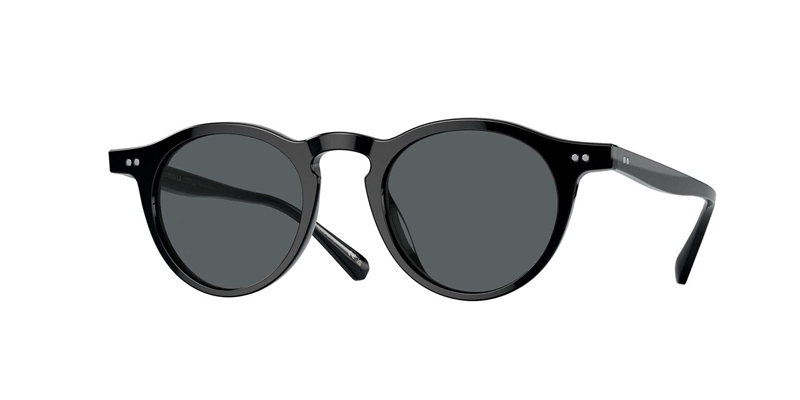 OLIVER PEOPLES 0OV5504SU Solbrille (Form: Rund - Farve: Sort)