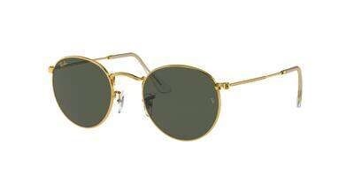RAY-BAN 0RB3447 Solbrille (Form: Rund - Farve: Guld)