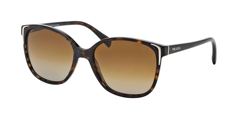 PRADA 0PR 01OS Solbrille (Form: Firkantet - Farve: Havana)