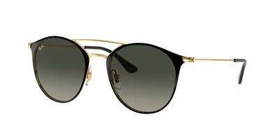 RAY-BAN 0RB3546 Solbrille (Form: Panto - Farve: Sort)