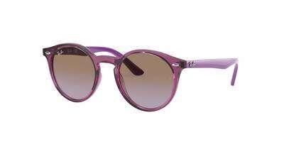 RAY-BAN JUNIOR SOLE 0RJ9064S Solbrille (Form: Panto - Farve: Transparent)