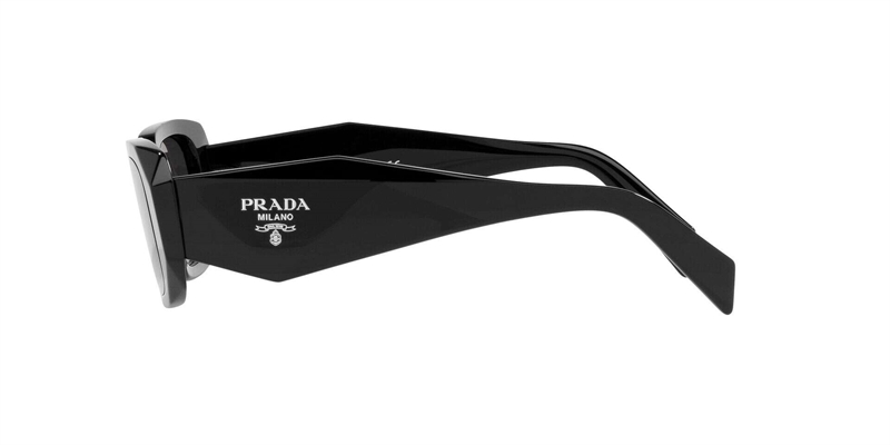 PRADA 0PR 17WS Solbrille (Form: Firkantet - Farve: Sort)