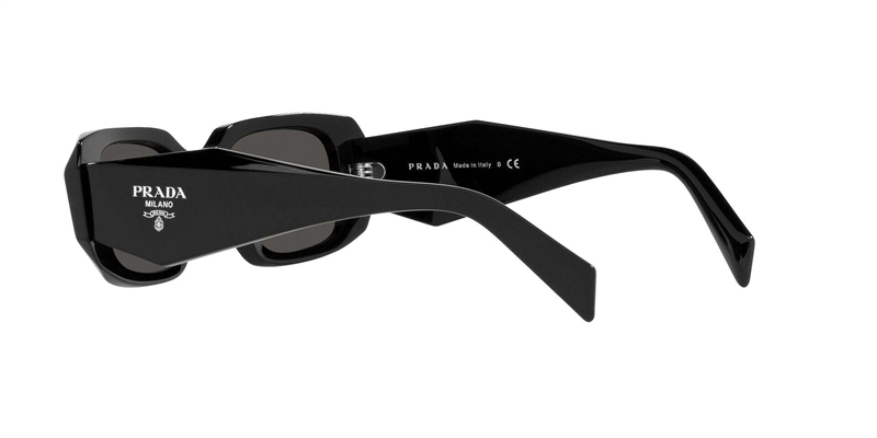 PRADA 0PR 17WS Solbrille (Form: Firkantet - Farve: Sort)