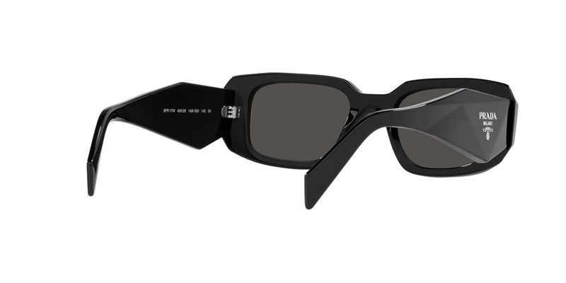 PRADA 0PR 17WS Solbrille (Form: Firkantet - Farve: Sort)