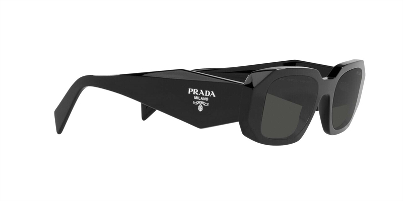 PRADA 0PR 17WS Solbrille (Form: Firkantet - Farve: Sort)