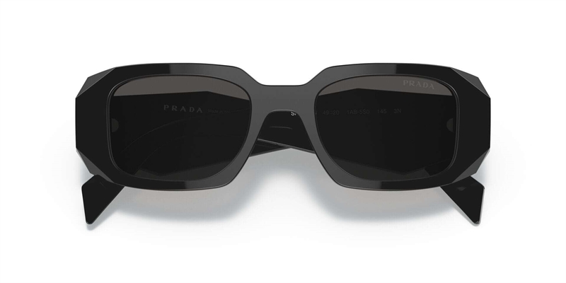 PRADA 0PR 17WS Solbrille (Form: Firkantet - Farve: Sort)