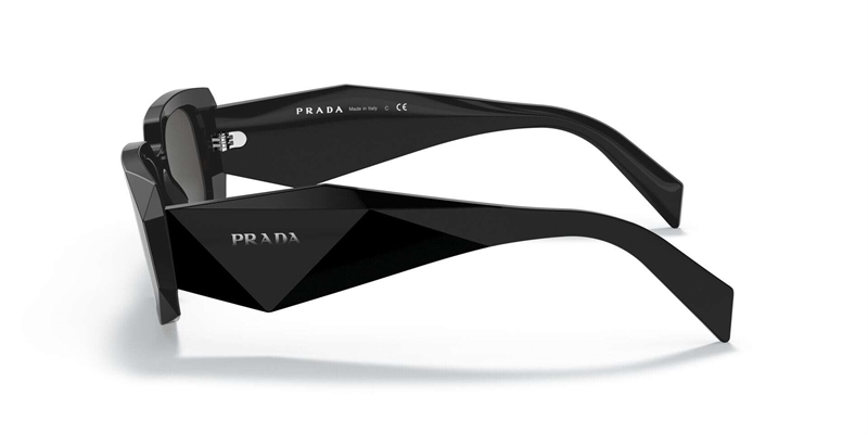 PRADA 0PR 17WS Solbrille (Form: Firkantet - Farve: Sort)
