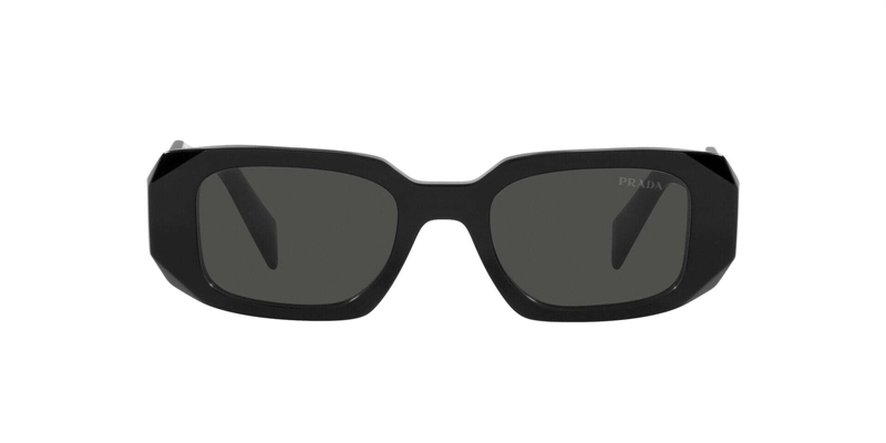 PRADA 0PR 17WS Solbrille (Form: Firkantet - Farve: Sort)