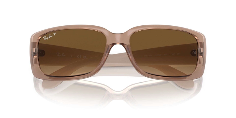 RAY-BAN 0RB4389 Solbrille (Form: Andet - Farve: Brun)