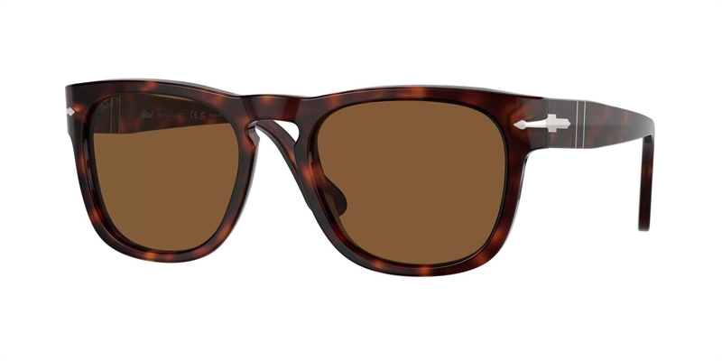 PERSOL 0PO3333S Solbrille (Form: Firkantet - Farve: Havana)