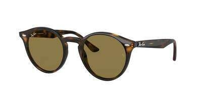 RAY-BAN 0RB2180 Solbrille (Form: Panto - Farve: Brun)