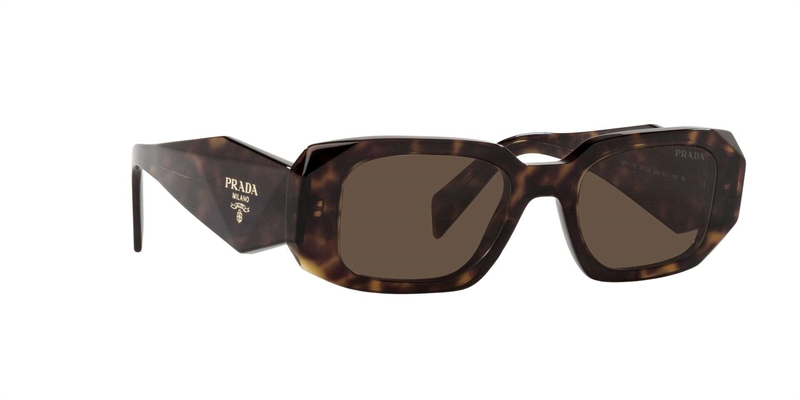 PRADA 0PR 17WS Solbrille (Form: Firkantet - Farve: Havana)
