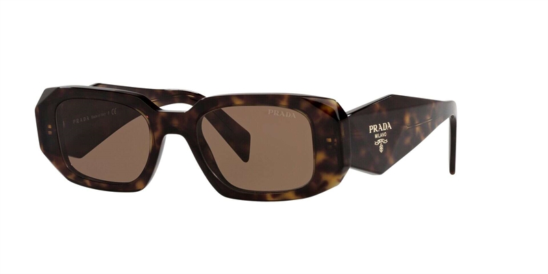 PRADA 0PR 17WS Solbrille (Form: Firkantet - Farve: Havana)