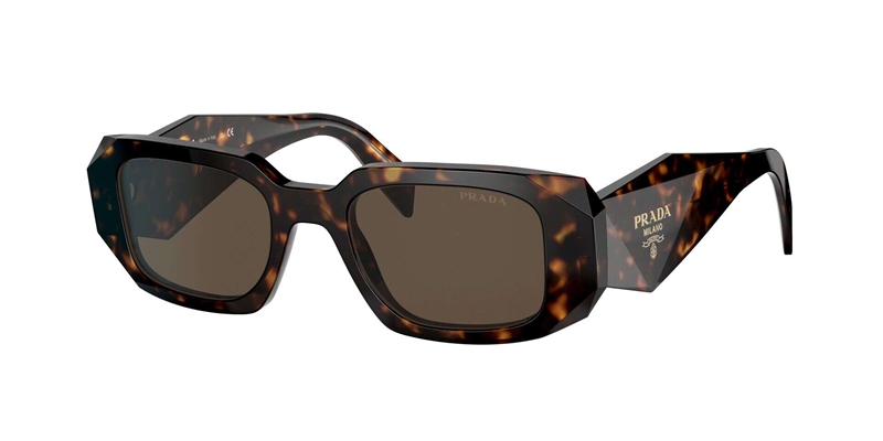 PRADA 0PR 17WS Solbrille (Form: Firkantet - Farve: Havana)