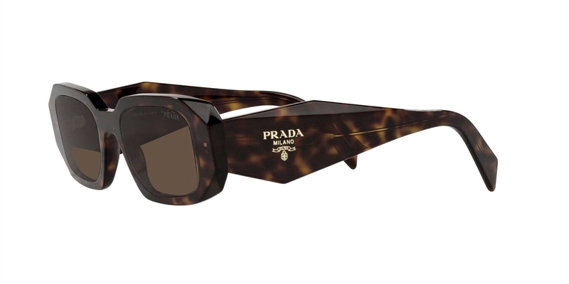 PRADA 0PR 17WS Solbrille (Form: Firkantet - Farve: Havana)