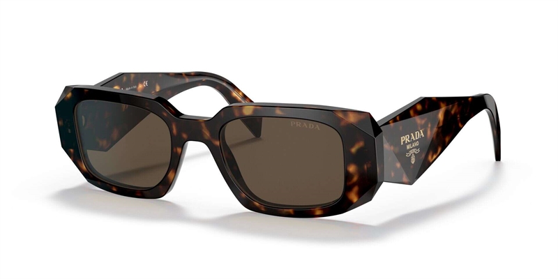 PRADA 0PR 17WS Solbrille (Form: Firkantet - Farve: Havana)