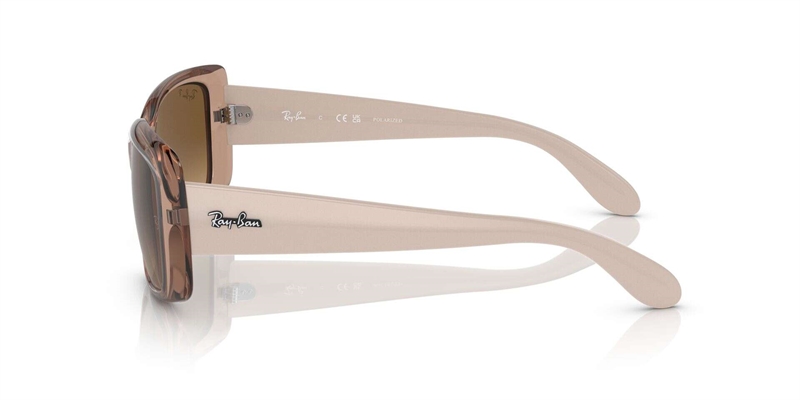 RAY-BAN 0RB4389 Solbrille (Form: Andet - Farve: Brun)