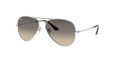 RAY-BAN 0RB3025 Solbrille (Form: Pilot - Farve: Sølv)
