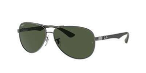 RAY-BAN 0RB8313 Solbrille (Form: Pilot - Farve: Sølv)