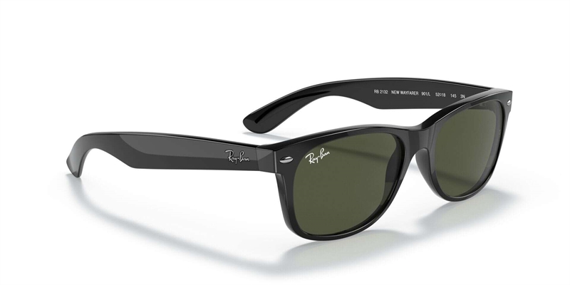 RAY-BAN 0RB2132 Solbrille (Form: Firkantet - Farve: Sort)