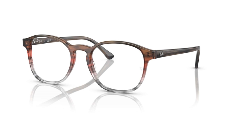 RAY-BAN VISTA 0RX5417 Brillestel (Form: Panto - Farve: Brun)