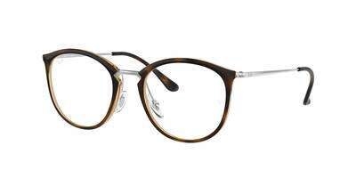 RAY-BAN VISTA 0RX7140 Brillestel (Form: Panto - Farve: Havana)