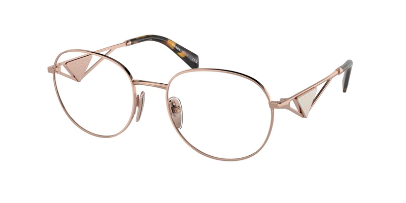 PRADA 0PR A50V Brillestel (Form: Rund - Farve: Guld)