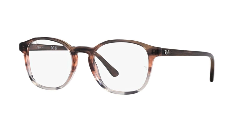 RAY-BAN VISTA 0RX5417 Brillestel (Form: Panto - Farve: Brun)