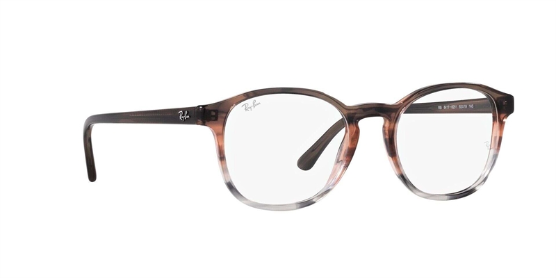 RAY-BAN VISTA 0RX5417 Brillestel (Form: Panto - Farve: Brun)