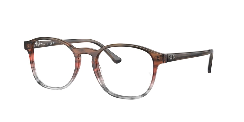 RAY-BAN VISTA 0RX5417 Brillestel (Form: Panto - Farve: Brun)