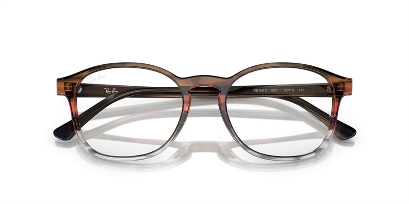 RAY-BAN VISTA 0RX5417 Brillestel (Form: Panto - Farve: Brun)