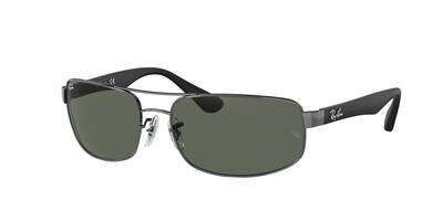RAY-BAN 0RB3445 Solbrille (Form: Firkantet - Farve: Sølv)