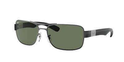 RAY-BAN 0RB3522 Solbrille (Form: Firkantet - Farve: Sølv)