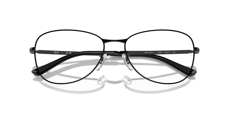 RAY-BAN VISTA 0RX3733V Brillestel (Form: Pilot - Farve: Sort)