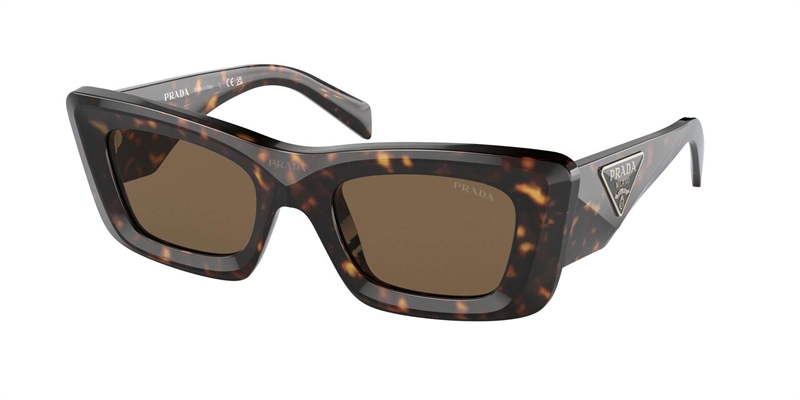 PRADA 0PR 13ZS Solbrille (Form: Cat Eye - Farve: Havana)