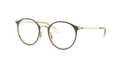 RAY-BAN JUNIOR VISTA 0RY1053 Brillestel (Form: Panto - Farve: Brun)