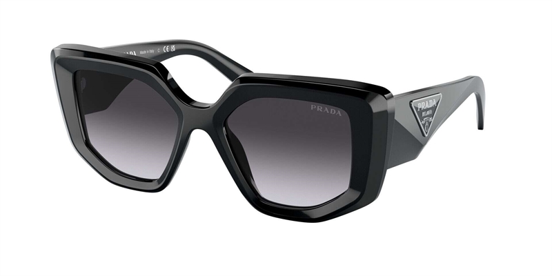PRADA 0PR 14ZS Solbrille (Form: Andet - Farve: Sort)