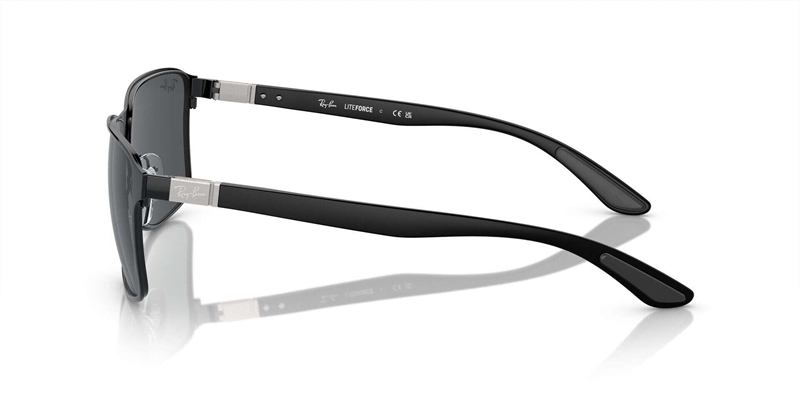RB 0RB3721 Solbrille (Form: Firkantet - Farve: Sort)