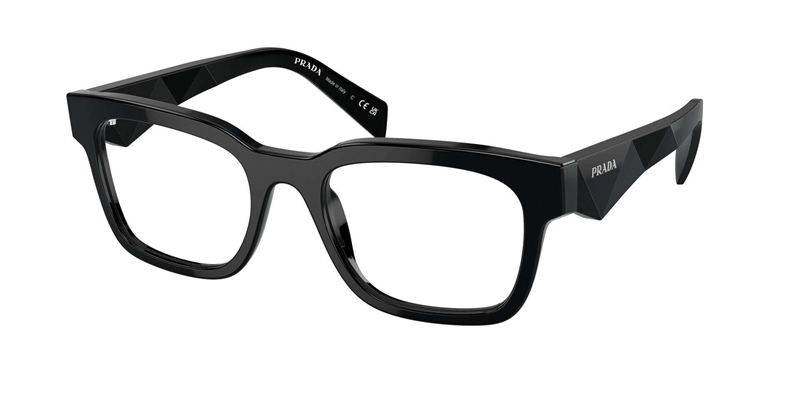 PRADA 0PR A10V Brillestel (Form: Andet - Farve: Sort)