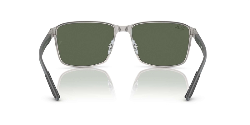 RAY-BAN 0RB3721 Solbrille (Form: Firkantet - Farve: Sort)