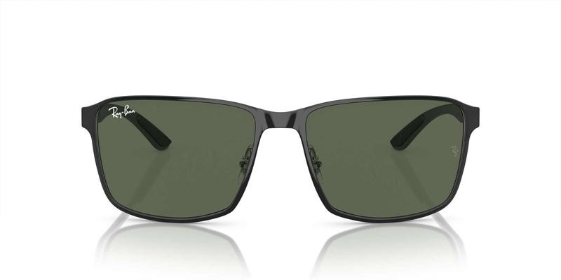 RAY-BAN 0RB3721 Solbrille (Form: Firkantet - Farve: Sort)