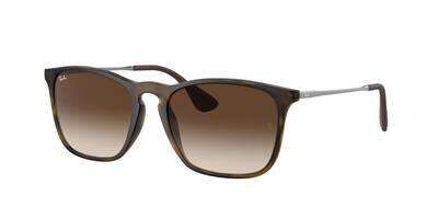 RAY-BAN 0RB4187 Solbrille (Form: Firkantet - Farve: Havana)