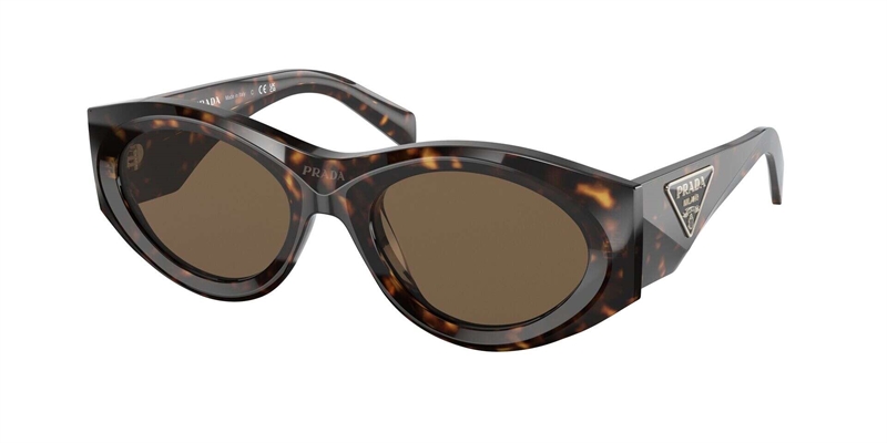 PRADA 0PR 20ZS Solbrille (Form: Oval - Farve: Havana)