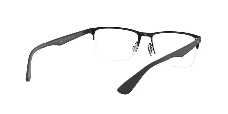 RAY-BAN VISTA 0RX6335 Brillestel (Form: Firkantet - Farve: Sort)
