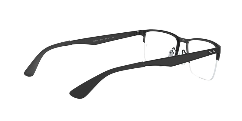 RAY-BAN VISTA 0RX6335 Brillestel (Form: Firkantet - Farve: Sort)