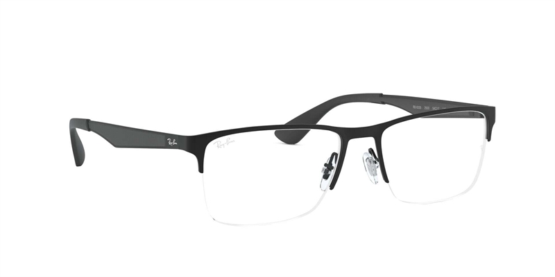RAY-BAN VISTA 0RX6335 Brillestel (Form: Firkantet - Farve: Sort)