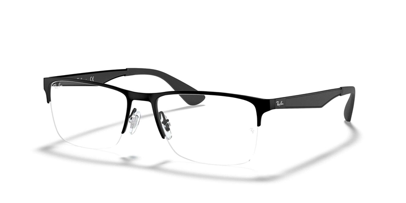 RAY-BAN VISTA 0RX6335 Brillestel (Form: Firkantet - Farve: Sort)