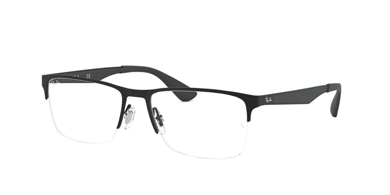 RAY-BAN VISTA 0RX6335 Brillestel (Form: Firkantet - Farve: Sort)