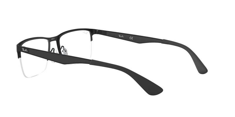 RAY-BAN VISTA 0RX6335 Brillestel (Form: Firkantet - Farve: Sort)