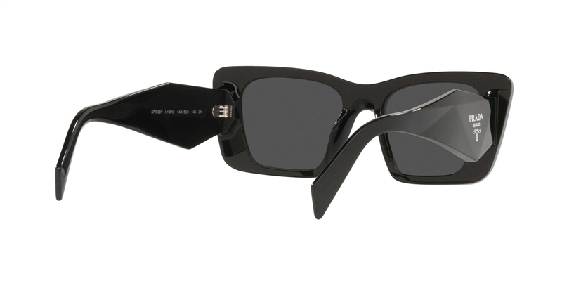 PRADA 0PR 08YS Solbrille (Form: Summerbird - Farve: Sort)